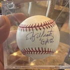 Edgar Martinez Official Major League Baseball Signed Ball with Display Case