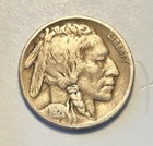 Vintage 1921 P Buffalo Nickel