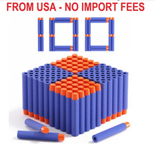 AMOSTING Refill Darts 100PCS Bullets Ammo Pack Compatible for Nerf N-Strike Elit