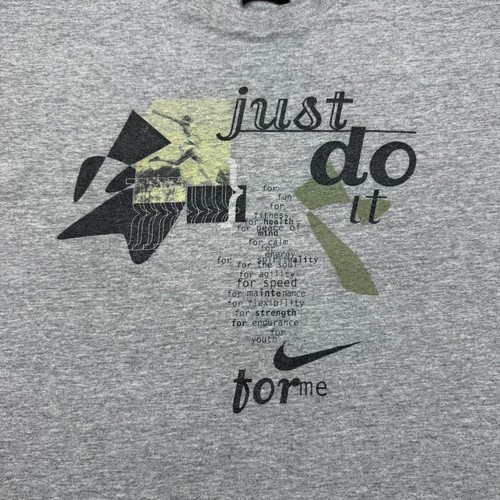 Vintage 90s Nike Sportswear Just Do It For Me Swoosh Graphic T-Shirt USA Medium by Nike, Size M, $24.59 - Photo 2