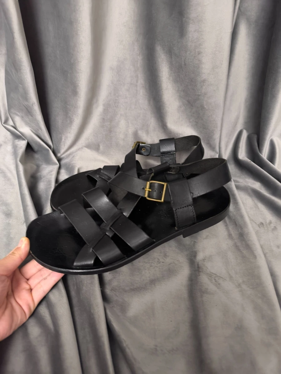 Leather Upper Gladiator Sandals for Men for sale | eBay