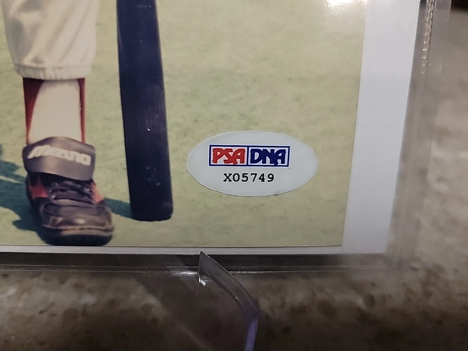 DICK WILLIAMS SIGNED 8X10 PHOTO WITH PETE ROSE PSA COA - Image 2 of 2