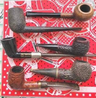 lot de 6 pipes pour collection.