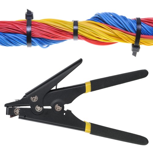 Nylon Cable Tie Tension Plastic Zip Tie Fastening And Cutting Tool(Black ) - Bild 20 von 22