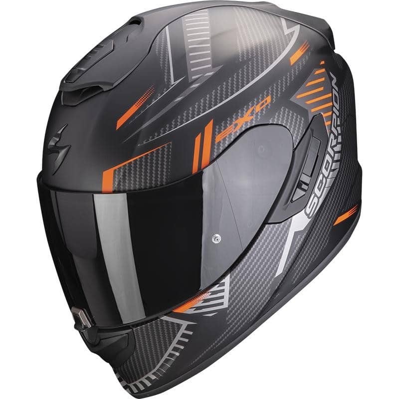 Casque Scorpion Exo-1400 Evo Air Shell avec écran solaire et antibuée Pinlock