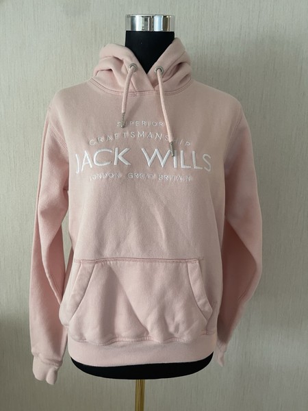 Baby Pink jack wills Hoodie Size 6