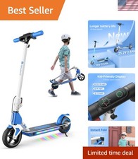 Rechargeable Electric Scooter with LED Dashboard - Perfect Gift for Kids