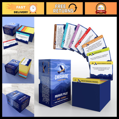 Private Pilot Study Flashcards | 308 Oral & Written Test Prep Cards | VFR Checkr