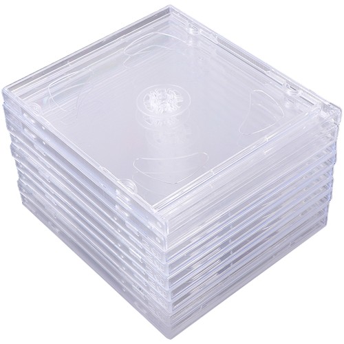 9pcs CD Jewel Boxes Double DVD Holders Acrylic CD Cases DVD Storage Case - 第 1/12 張圖片