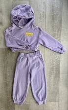 FENDI Kids Tracksuit Set Hoodie  Sweatpants Purple Size 6A Designer Italy Rare