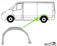 Reparaturblech Radlauf Links Hinten FüR Ford Transit Bus Kasten 91-00
