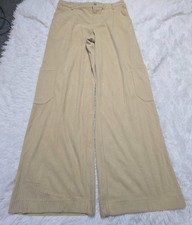Wild Fable Corduroy Tan Wide-Leg Cargo Lightweight Pants Size Medium 32x31