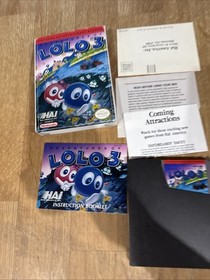 Adventures of Lolo 3 Nintendo (NES) Game Complete in Box (CIB) Authentic Tested