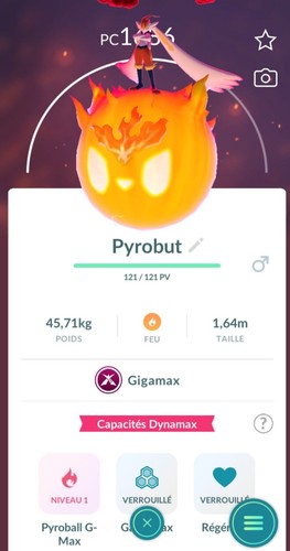 Pyrobut Gigamax / Cinderace Gigantamax Pokémon GO | eBay