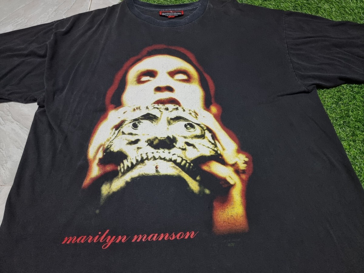 Marilyn Manson 1997 tシャツ XL Marilyn Manson Antichrist Superstar shirt XL Original Vintage 1997