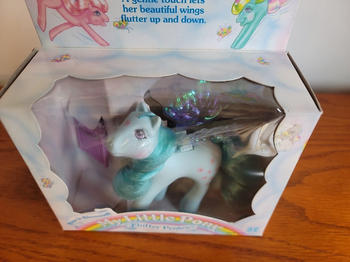Vintage G1 My Little Pony FLUTTER PONIES PEACH BLOSSOM In