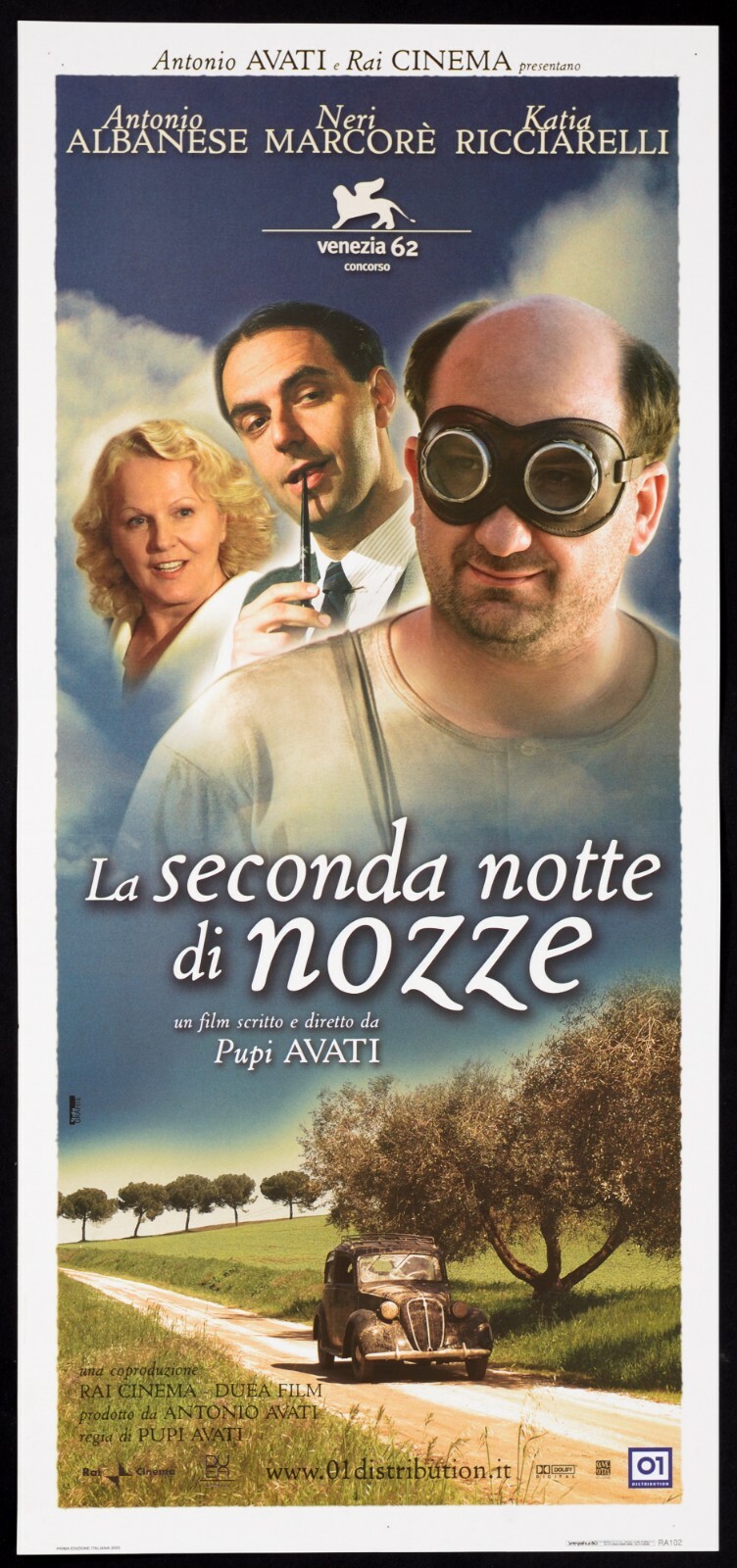 Locandina originale film La seconda notte di nozze (2005) - Regia di Pupi Avati