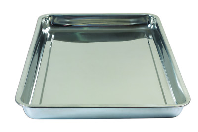 7352 Serviertablett Edelstahl Metall Buffet Speisenzubereitung 60x40cm 48mm tief SS201