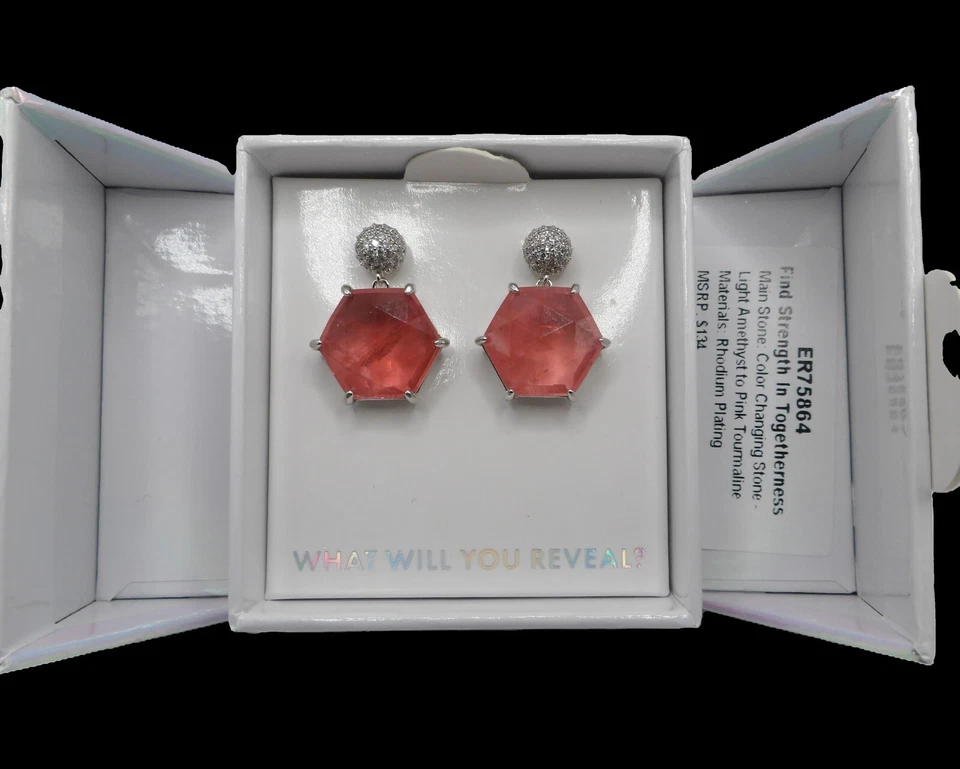 Pendientes Colección Salud Mental BP | ER75864 Encuentra Fuerza en la Unión Foto 2 de 3