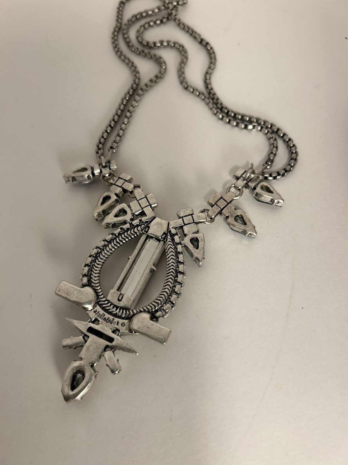 Stella & Dot Signed Eclipse Crystal Rhinestone St… - image 8