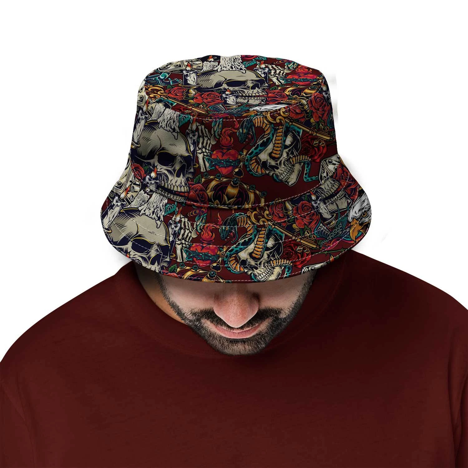 Tattoo Design - Bucket Hat - Fashion Sun Cap Outdoor Hat Unisex - Festival Hat
Opens in a new window