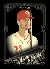 2018 TOPPS ALLEN GINTER X BASEBALL BASE CARD #241 Jesse Winker Reds