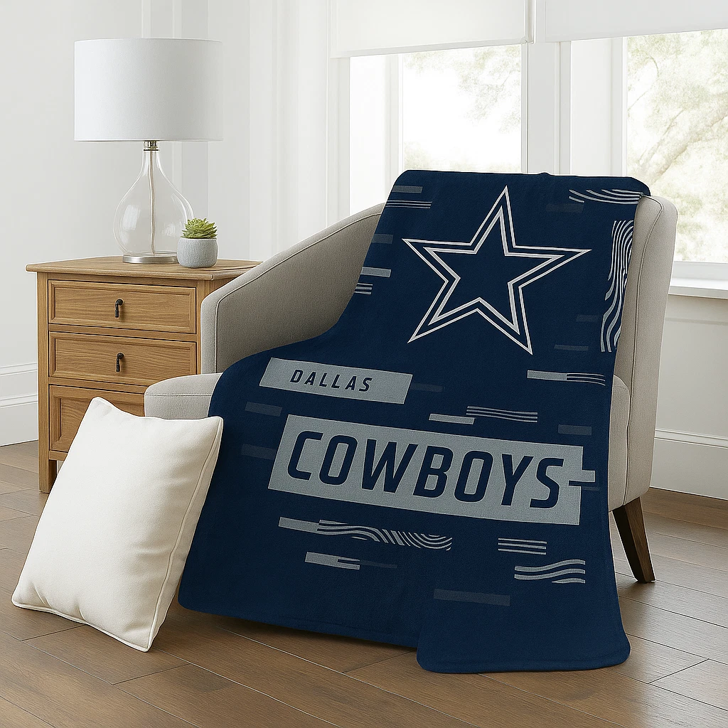 Dallas Cowboys football Plush Blanket, Soft & Warm