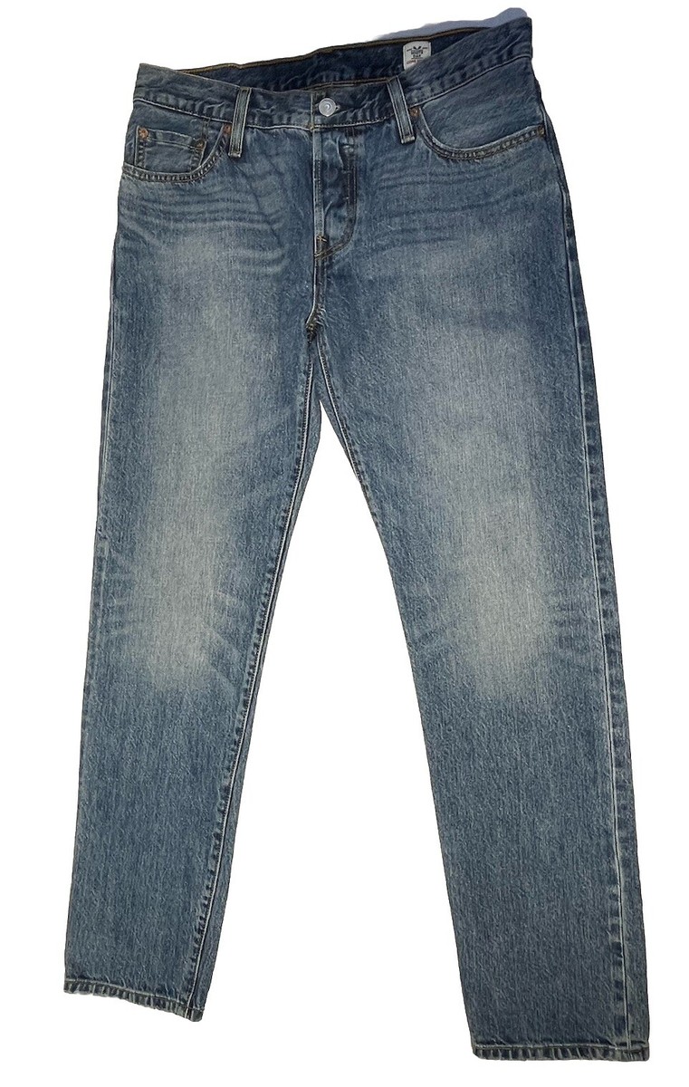 Levis 501CT Selvedge Jeans Women 31x30 Straight Leg White Oak Cone 
