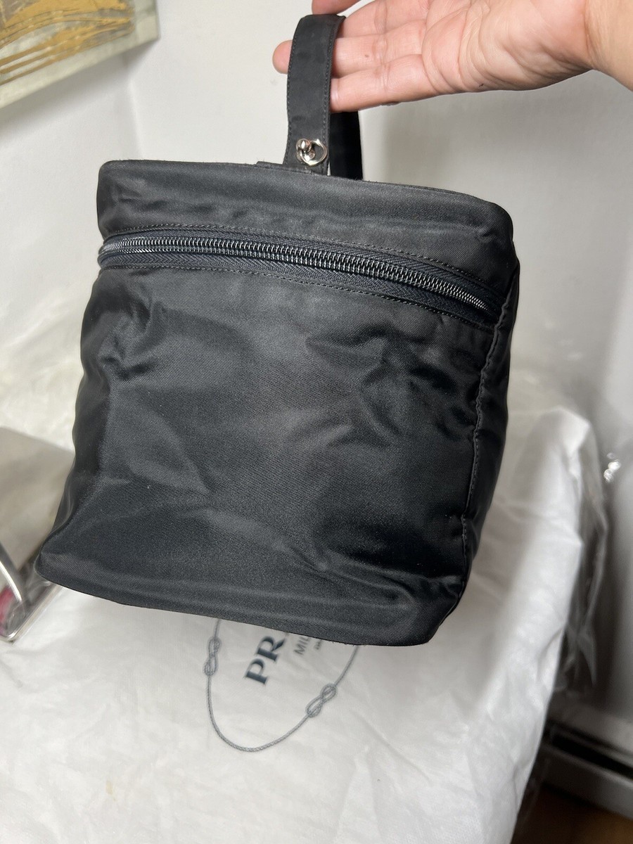 Prada Milano Authentic RARE Vintage Nylon Black Tessuto