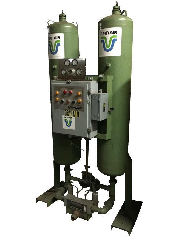 Van Air Systems Inc. HL350 Heatless Compressed Air Dryer 150 PSI 300°F