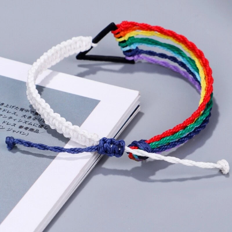 Red white and deals blue string bracelet