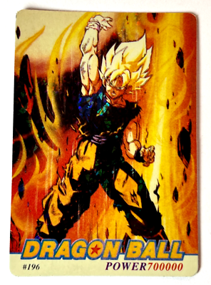 ドラゴンボールZ　カード 1997 DRAGON BALL Z Card #196 GOKU SSJ VTG Foil Variant | eBay