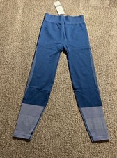 Sweaty Betty Sculpt Base Layer Leggings Deep Blue Small