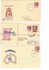 Australia 1957 4d & 1/7 QE FDCs,cds MATRAVILLE, LARGS NTH etc   (3 Covers)