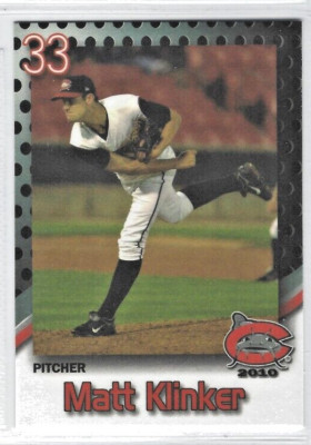 2010 Carolina Mudcats (Double-A Cincinnati Reds) Matt Klinker
