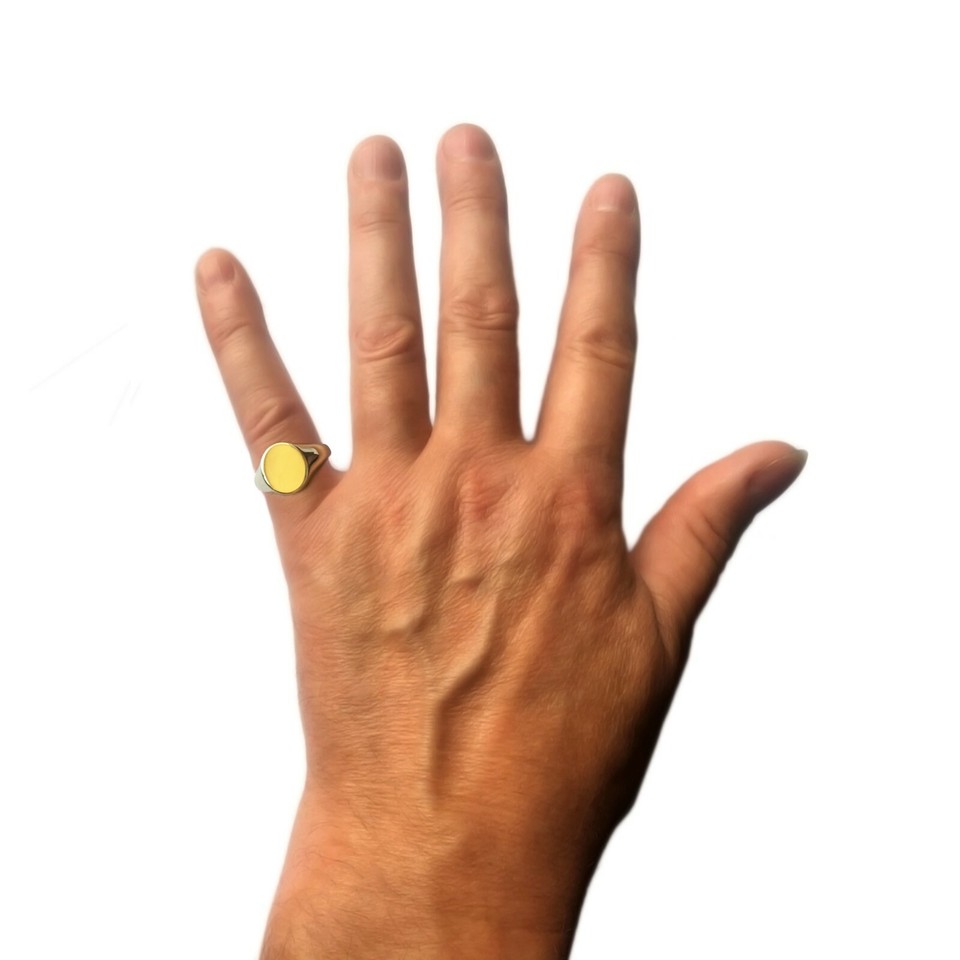 9ct Luxury Yellow Gold Leaf Ring - London Road Jewellery