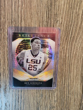 Ben Simmons 2021 Panini Prizm Draft Picks Brilliance Insert Silver Hyper Prizm