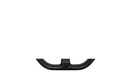 350mm Universal Carbon Fiber Racing Steering Wheel Flat Bottom Semicircle Jet - Video 1 of 1