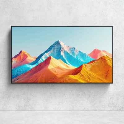 Colorful Mountain Canvas Painting Poster and Print Wall Art Picture Home Decor