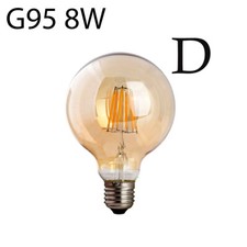 Image of Vintage E27/E14 LED Edison Lamp Filament Light Bulb Antique Retro Bulbs