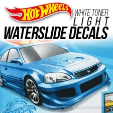 1/64 Scale HONDA CIVIC Si Head Tail Light WaterSlide Decal for Hot