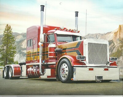 '' buy 1 get 1 free '' wall calendar Semi trailer Big Rigs 18 wheeler Trucks 2025