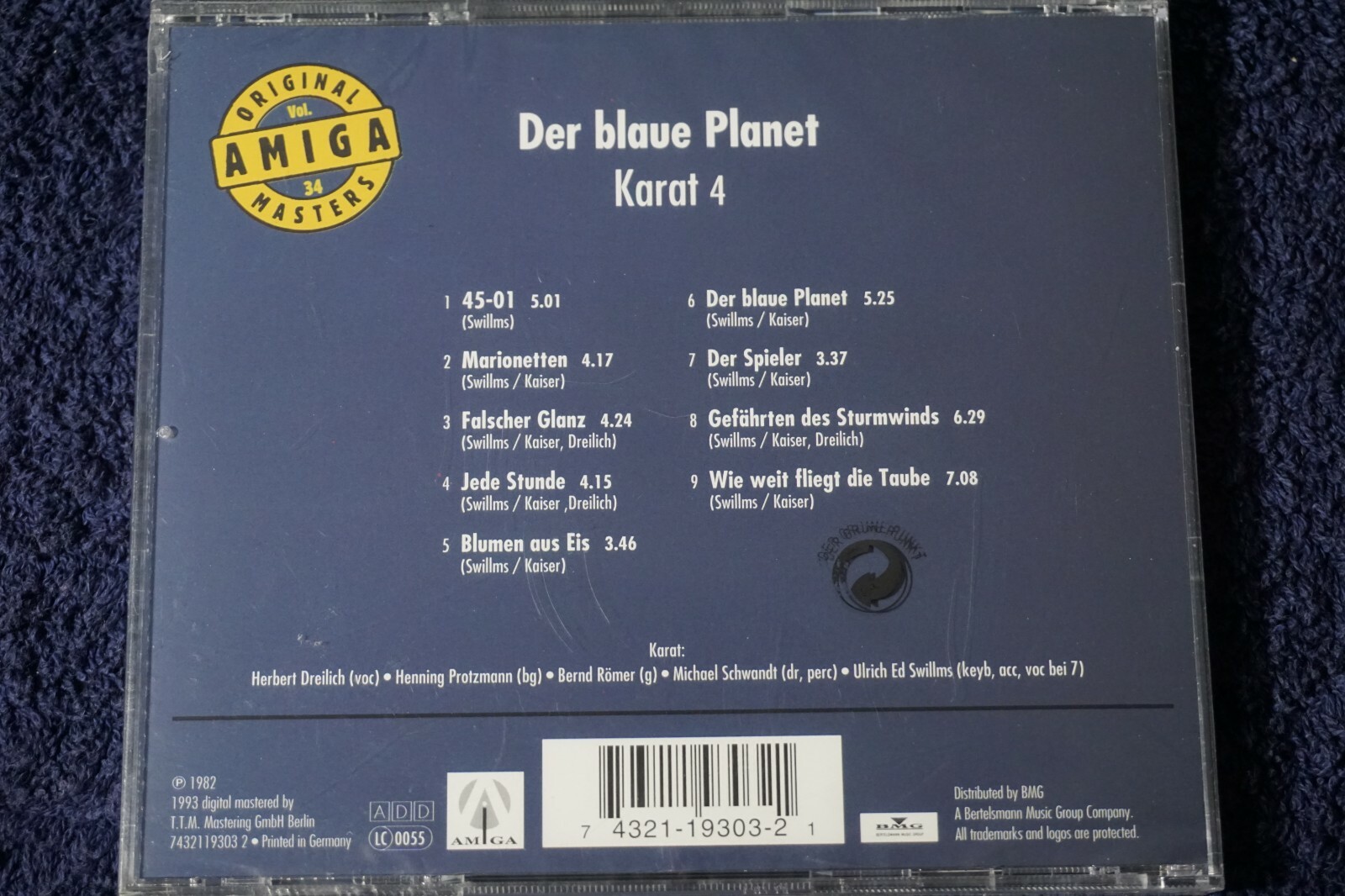 KARAT Der blaue sealed Reissue CD ORIGINAL AMIGA MASTERS vol.34 BMG AMIGA 743211930321 eBay