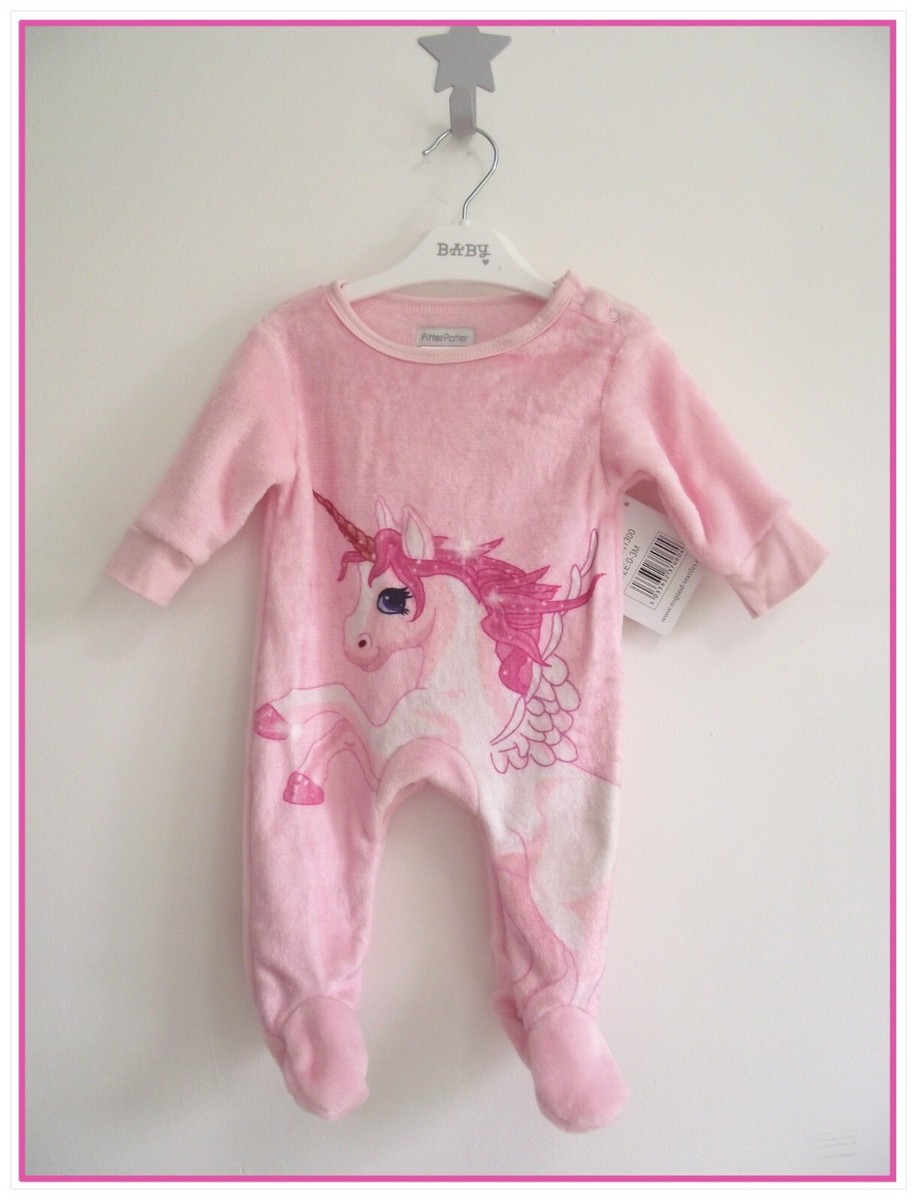 Baby Girl Sleepsuits Next Unicorn Sleepsuit Buy Pink Pack Baby 100