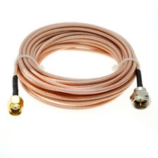 RP-SMA Male RPSMA Plug to F Male pigtail Jumper RF RG316 cable