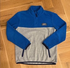 Eddie Bauer Blue and Gray Zip-Up Sweater gently used