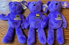 3 Limited Treasures Pro Bear 1998 Randy Moss NFL Minnesota Vikings Plush Bean