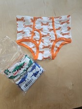 NWT HANNA ANDERSSON SHARK TIGER DIN0 BRIEFS UNDERS 3 PACK L 140 150 10 12