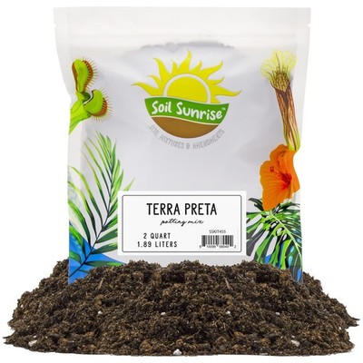 Terra Preta-Inspired Potting Soil, Biochar-Enriched Sustainable Mix for Plants