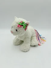 Webkinz Pretty Kitty Plush No Code Tag Ribbon Tail Bow White Cat 